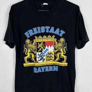90S Freistaat Bayern Shirt Black Tee